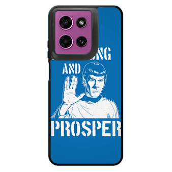 Live Long And Prosper Spock Star trek Motorola Moto G 2026 Case