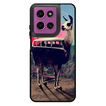 llama retro bus Motorola Moto G 2026 Case