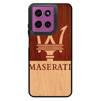 maserati wood Motorola Moto G 2026 Case