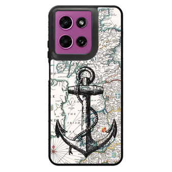 Nautica map and anchor Motorola Moto G 2026 Case