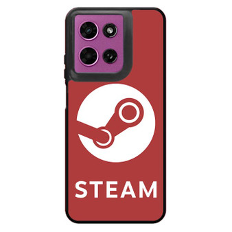 Steam Logo Red Motorola Moto G 2026 Case