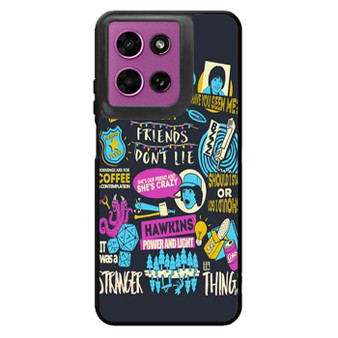 Stranger Things Collage Motorola Moto G 2026 Case