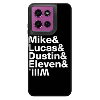 Stranger Things Mike Lucas Dustin Eleven Will Motorola Moto G 2026 Case