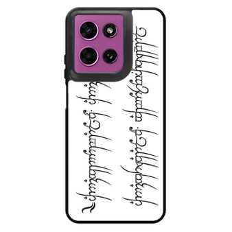The Lord Of the Rings quotes Motorola Moto G 2026 Case