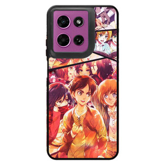 Attack on Titan Eren Mikasa & Armin Motorola Moto G 2026 Case