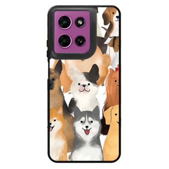 Cute Dogs Collage Motorola Moto G 2026 Case