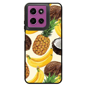 Pineapple Banana Coconut art Motorola Moto G 2026 Case