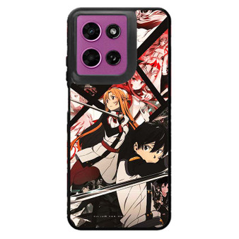 Sword Art Online Kirito & Asuna In Comic Art Motorola Moto G 2026 Case