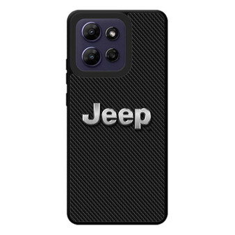 Jeep carbon style Motorola Moto G Play 2026 Case