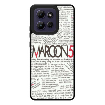 Marron 5 Lyrics Motorola Moto G Play 2026 Case