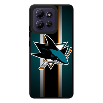NHL San Jose Sharks 1 Motorola Moto G Play 2026 Case