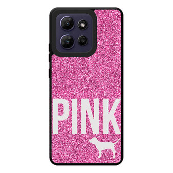 Pink Glitter Victoria's Secret Motorola Moto G Play 2026 Case