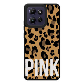 Pink Leopard Motorola Moto G Play 2026 Case