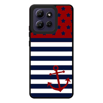 reverse american flag anchor Motorola Moto G Play 2026 Case