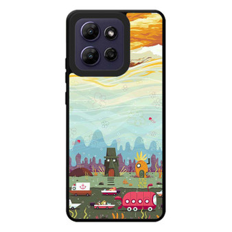 Spongebob Arts Motorola Moto G Play 2026 Case