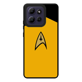 Star Trek Logo Light Yellow Motorola Moto G Play 2026 Case