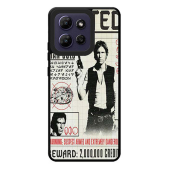 Star Wars Wanted Han Solo Motorola Moto G Play 2026 Case