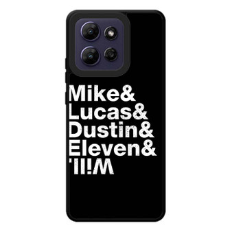 Stranger Things Mike Lucas Dustin Eleven Will Motorola Moto G Play 2026 Case