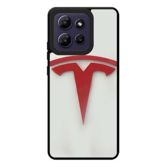 Tesla Logo 1 Motorola Moto G Play 2026 Case