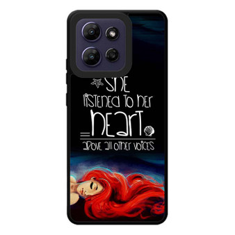 The Little Mermaid Listened Her Heart Motorola Moto G Play 2026 Case