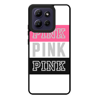 Triple Pink Victoria's secret Motorola Moto G Play 2026 Case