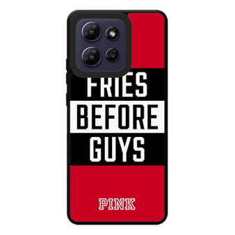Victoria's Secret Pink Fries Before Guys Motorola Moto G Play 2026 Case