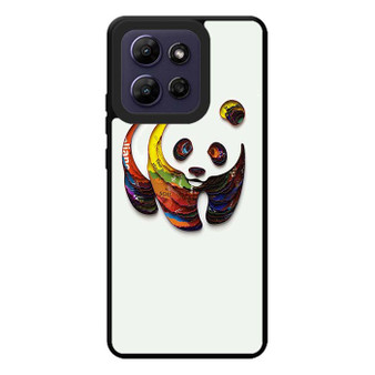 WWF Panda Colour Pattern Motorola Moto G Play 2026 Case