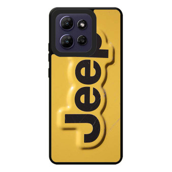 Yellow Jeep Plat Motorola Moto G Play 2026 Case