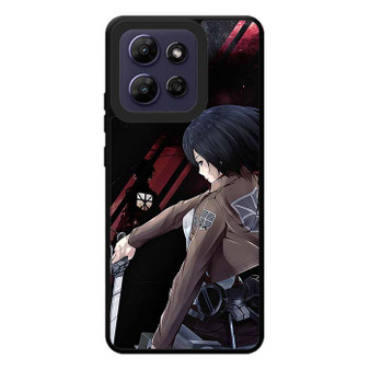 Attack On Titan Mikasa Quotes 2 Motorola Moto G Play 2026 Case