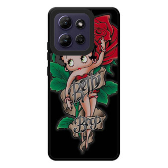 Betty Boop Red Rose Motorola Moto G Play 2026 Case