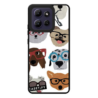 Cute Glasses Dog Motorola Moto G Play 2026 Case