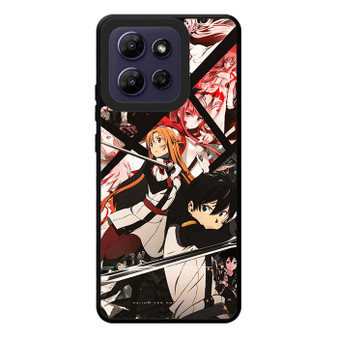 Sword Art Online Kirito & Asuna In Comic Art Motorola Moto G Play 2026 Case