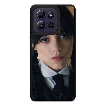 Wednesday Jenna Ortega Flat Face Motorola Moto G Play 2026 Case