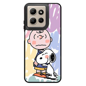 Charlie And Snoopy Hugging Motorola Moto G Power 2026 Case