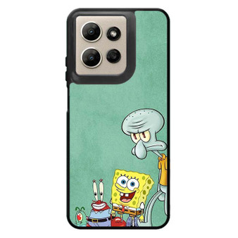 Spongebob Mr Krab Squidward and Plankton Motorola Moto G Power 2026 Case
