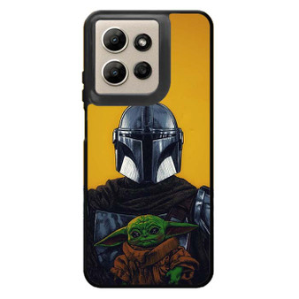 The Mandalorian Boba Fett and Baby Yoda Art Motorola Moto G Power 2026 Case