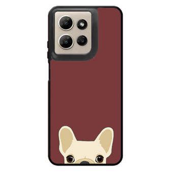 Cute French Bulldog Dark Red Motorola Moto G Power 2026 Case