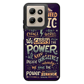 J.K. Rowling Quotes Motorola Moto G Power 2026 Case
