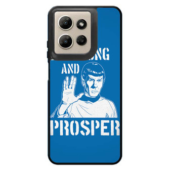 Live Long And Prosper Spock Star trek Motorola Moto G Power 2026 Case