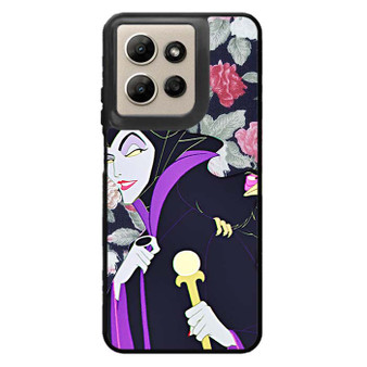 Maleficent evil face floral Motorola Moto G Power 2026 Case