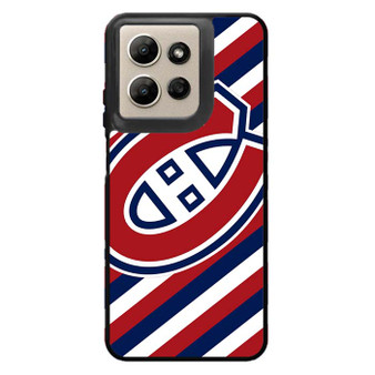 Montreal Canadiens Strips Motorola Moto G Power 2026 Case