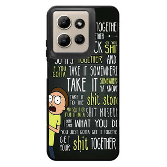 Rick And Morty Quotes Motorola Moto G Power 2026 Case