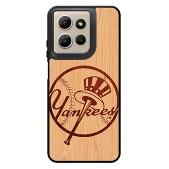 yankees wood Motorola Moto G Power 2026 Case