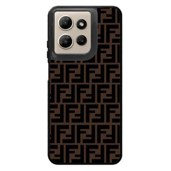 Fendi Brown Logo Art Motorola Moto G Power 2026 Case