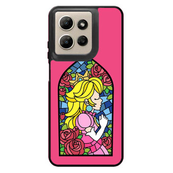Princess peach stained glass Motorola Moto G Power 2026 Case