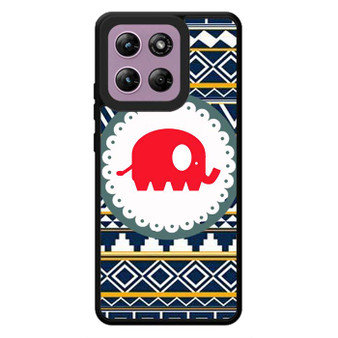 Cute Red Elephant Aztec Motorola Moto G Stylus 2026 Case