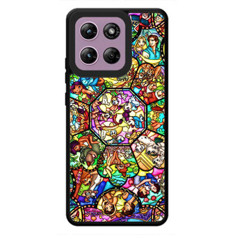 disney characters stained glass Motorola Moto G Stylus 2026 Case