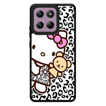 hello kitty leopard background Motorola Moto G Stylus 2026 Case