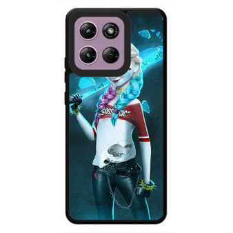 Princess Elsa With Harley Quinn Dress Motorola Moto G Stylus 2026 Case