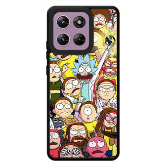Rick and Morty Collage Motorola Moto G Stylus 2026 Case